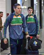 6 November 2017; Garry Brennan, left, and Niall Grimley as the 2017 Ireland International Rules Squad arrive in Melbourne at Melbourne Airport, in Australia. Photo by Ray McManus/Sportsfile