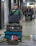 6 November 2017; Paul Geaney as the 2017 Ireland International Rules Squad arrive in Melbourne at Melbourne Airport, in Australia. Photo by Ray McManus/Sportsfile