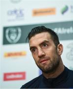6 November 2017; Shane Duffy of Republic of Ireland during a Press Conference at FAI National Training Centre, in Abbotstown, Dublin. Photo by Eóin Noonan/Sportsfile