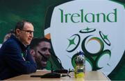 6 November 2017; Republic of Ireland manager Martin O'Neill during a Press Conference at FAI National Training Centre, in Abbotstown, Dublin. Photo by Eóin Noonan/Sportsfile