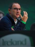 6 November 2017; Republic of Ireland manager Martin O'Neill during a Press Conference at FAI National Training Centre, in Abbotstown, Dublin. Photo by Eóin Noonan/Sportsfile