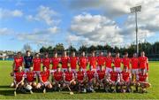5 November 2017; The Cuala squad prior to the AIB Leinster GAA Hurling Senior Club Championship Quarter-Final match between Cuala and Dicksboro at Parnell Park in Dublin. Photo by Brendan Moran/Sportsfile