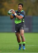 7 November 2017; Bundee Aki during Ireland rugby squad training at Carton House in Maynooth, Kildare. Photo by Brendan Moran/Sportsfile