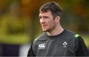 7 November 2017; Peter O'Mahony arrives for Ireland rugby squad training at Carton House in Maynooth, Kildare. Photo by Brendan Moran/Sportsfile