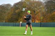 7 November 2017; Adam Byrne during Ireland rugby squad training at Carton House in Maynooth, Kildare. Photo by Brendan Moran/Sportsfile