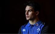 7 November 2017; Joey Carbery poses for a portrait after an Ireland rugby press conference at Carton House in Maynooth, Kildare. Photo by Brendan Moran/Sportsfile