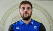 7 November 2017; Iain Henderson poses for a portrait after an Ireland rugby press conference at Carton House in Maynooth, Kildare. Photo by Brendan Moran/Sportsfile