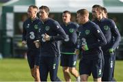 8 November 2017; Stephen Ward with team mates during Republic of Ireland squad training at FAI National Training Centre in Abbotstown, Dublin. Photo by Matt Browne/Sportsfile