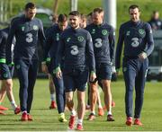 8 November 2017; Robbie Brady with team-mates during Republic of Ireland squad training at FAI National Training Centre in Abbotstown, Dublin. Photo by Matt Browne/Sportsfile