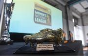 8 November 2017; A general view of the Golden Boot trophy ahead of the Continental Tyres Women's National League Awards at Guinness Storehouse in Dublin. Photo by Eóin Noonan/Sportsfile