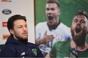 8 November 2017; Harry Arter during Republic of Ireland squad press conference at FAI National Training Centre in Abbotstown, Dublin. Photo by Matt Browne/Sportsfile