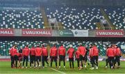 8 November 2017; A general view of the players during Switzerland squad training at Windsor Park, in Belfast. Photo by Oliver McVeigh/Sportsfile