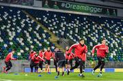 8 November 2017; A general view during Switzerland squad training at Windsor Park, in Belfast. Photo by Oliver McVeigh/Sportsfile