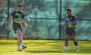 9 November 2017; Robbie Henshaw, left and Bundee Aki during Ireland squad training at Carton House in Maynooth, Kildare. Photo by Matt Browne/Sportsfile