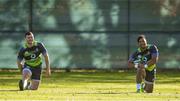 9 November 2017; Robbie Henshaw, left, and Bundee Aki during Ireland squad training at Carton House in Maynooth, Kildare. Photo by Matt Browne/Sportsfile