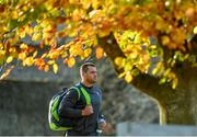 9 November 2017; CJ Stander arrives for Ireland rugby squad training at Carton House in Maynooth, Kildare. Photo by Brendan Moran/Sportsfile