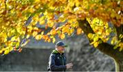 9 November 2017; Head coach Joe Schmidt arrives for Ireland rugby squad training at Carton House in Maynooth, Kildare. Photo by Brendan Moran/Sportsfile