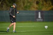 9 November 2017; Head coach Joe Schmidt during Ireland rugby squad training at Carton House in Maynooth, Kildare. Photo by Brendan Moran/Sportsfile