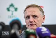 9 November 2017; Head coach Joe Schmidt during Ireland squad press conference at Carton House in Maynooth, Kildare. Photo by Matt Browne/Sportsfile