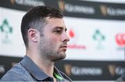 9 November 2017; Robbie Henshaw during Ireland squad press conference at Carton House in Maynooth, Kildare. Photo by Matt Browne/Sportsfile