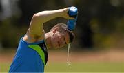 10  November 2017; Shane Walsh pours a bottle of water over his head during Ireland International Rules Squad training at the Gaelic Football and Hurling Association of South Australia, St. Mary's Park, Adelaide, Australia Photo by Ray McManus/Sportsfile