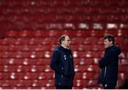 10 November 2017; Republic of Ireland manager Martin O'Neill, left, and assistant manager Roy Keane, right, during squad training at Parken Stadium in Copenhagen, Denmark. Photo by Seb Daly/Sportsfile