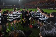 10 November 2017; Manager of the Barbarians Iselle Mather with her players after the Women's Representative Match match between Munster and Barbarians RFC at Thomond Park in Limerick. Photo by Matt Browne/Sportsfile