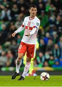 9 November 2017; Granit Xhaka of Switzerland during the FIFA 2018 World Cup Qualifier Play-off 1st leg match between Northern Ireland and Switzerland at Windsor Park in Belfast. Photo by Oliver McVeigh/Sportsfile