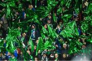 9 November 2017; Northern Ireland fans during the FIFA 2018 World Cup Qualifier Play-off 1st leg match between Northern Ireland and Switzerland at Windsor Park in Belfast. Photo by Oliver McVeigh/Sportsfile