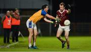 11 November 2017; Mark McHugh of Kilcar in action against Padraig Cassidy of Slaughtneil during the AIB Ulster GAA Football Senior Club Championship Semi-Final match between Kilcar and Slaughtneil at Healy Park in Omagh, Tyrone. Photo by Oliver McVeigh/Sportsfile