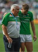 12 November 2017; Ireland manager Joe Kernan and captain Aidan O'Shea after the Virgin Australia International Rules Series 1st test at the Adelaide Oval in Adelaide, Australia. Photo by Ray McManus/Sportsfile