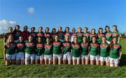 12 November 2017; The Mayo team ahead of the All Ireland U21 Ladies Football Final match between Mayo and Galway at St. Croans GAA Club in Keelty, Roscommon. Photo by Sam Barnes/Sportsfile