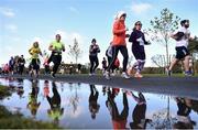 12 November 2017; Runners during the Remembrance Run 5K 2017 at Phoenix Park in Dublin. Photo by David Fitzgerald/Sportsfile