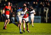 12 November 2017; Shane Carty of St Vincent's in action against Damien Power of Rathnew during the AIB Leinster GAA Football Senior Club Championship Quarter-Final match between Rathnew and St Vincent's at Joule Park in Aughrim, Wicklow. Photo by Matt Browne/Sportsfile