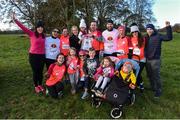 12 November 2017; Runners from Co. Kildare who were running in memory of Kevin Fogarty following the Remembrance Run 5K 2017 at Phoenix Park in Dublin. Photo by David Fitzgerald/Sportsfile