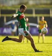 12 November 2017; Senan Kilbride of St Brigid's kicks a point to equalise the game and send it to extra time during the AIB Connacht GAA Football Senior Club Championship Semi-Final match between Corofin and St Brigid's at Tuam Stadium in Tuam, Galway. Photo by Brendan Moran/Sportsfile