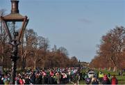 12 November 2017; A general view during the start of Remembrance Run 5K 2017 at Phoenix Park in Dublin. Photo by Tomás Greally/Sportsfile