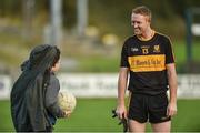 12 November 2017; Colm Cooper of Dr Crokes in conversation with Liam Cooper, aged 10, from Tralee, after the AIB Munster GAA Football Senior Club Championship Semi-Final match between Dr Crokes and Kilmurry-Ibrickane at Dr. Crokes GAA pitch in Lewis Road, Killarney, Kerry. Photo by Diarmuid Greene/Sportsfile