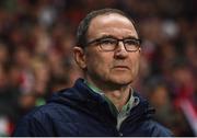 11 November 2017; Republic of Ireland manager Martin O'Neill during the FIFA 2018 World Cup Qualifier Play-off 1st Leg match between Denmark and Republic of Ireland at Parken Stadium in Copenhagen, Denmark. Photo by Stephen McCarthy/Sportsfile