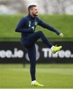 13 November 2017; Conor Hourihane during Republic of Ireland squad training at the FAI National Training Centre in Abbotstown in Dublin. Photo by Stephen McCarthy/Sportsfile