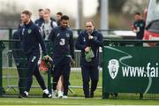 13 November 2017; Republic of Ireland manager Martin O'Neill, right, during Republic of Ireland squad training at the FAI National Training Centre in Abbotstown, Dublin. Photo by Stephen McCarthy/Sportsfile