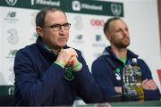 13 November 2017; Republic of Ireland manager Martin O'Neill during a press conference at the FAI National Training Centre in Abbotstown, Dublin. Photo by Stephen McCarthy/Sportsfile