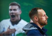 13 November 2017; David Meyler during a Republic of Ireland press conference at the FAI National Training Centre in Abbotstown, Dublin. Photo by Stephen McCarthy/Sportsfile