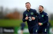 13 November 2017; Aiden McGeady during Republic of Ireland squad training at the FAI National Training Centre in Abbotstown, Dublin. Photo by Stephen McCarthy/Sportsfile