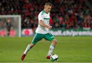 12 November 2017; Jamie Ward of Northern Ireland in action during the FIFA 2018 World Cup Qualifier Play-off 2nd leg match between Switzerland and Northern Ireland at St. Jakob's Park in Basel, Switzerland. Photo by Roberto Bregani/Sportsfile