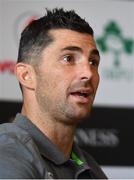 13 November 2017; Rob Kearney during an Ireland Rugby press conference at Carton House in Maynooth, Kildare. Photo by Ramsey Cardy/Sportsfile