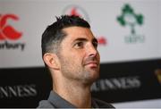 13 November 2017; Rob Kearney during an Ireland Rugby press conference at Carton House in Maynooth, Kildare. Photo by Ramsey Cardy/Sportsfile