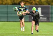 14 November 2017; Kieran Marmion during Ireland rugby squad training at Carton House, in Maynooth, Kildare. Photo by Matt Browne/Sportsfile