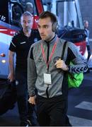 14 November 2017; Christian Eriksen of Denmark arrives prior to the FIFA 2018 World Cup Qualifier Play-off 2nd leg match between Republic of Ireland and Denmark at Aviva Stadium in Dublin. Photo by Stephen McCarthy/Sportsfile