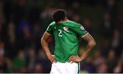 14 November 2017; Cyrus Christie of Republic of Ireland following the FIFA 2018 World Cup Qualifier Play-off 2nd leg match between Republic of Ireland and Denmark at Aviva Stadium in Dublin. Photo by Stephen McCarthy/Sportsfile